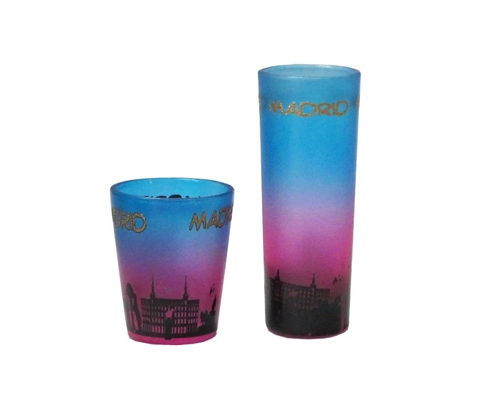 Contrast-colored Frosted Shot Glass Mug best
