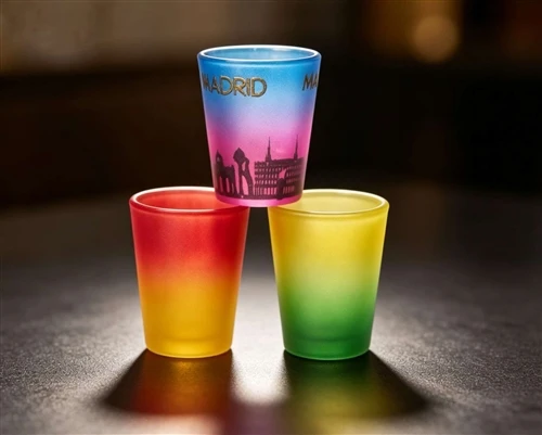 Mukautettu Shot Glass -muki tarralla: ainutlaatuinen keraaminen lahjavalikoim...